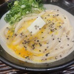 うどん 丸香 - 釜たまカルピスバター