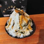 名前はもうない間借り氷 - かぼちゃ&お豆腐クリチーかき氷