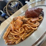 カフェテラス ポンヌフ - ハンバーグスパゲティ