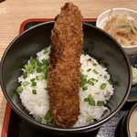 わだ泉 - ミニ醤油カツ丼
