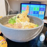 手打ちうどん 大蔵 - そして、旨味が流れ出るのです♡
