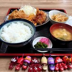 Shokudou Asadora - 味が選べる唐揚げ定食