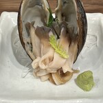 新鮮組 魚×魚 - 北寄貝の刺身アップ
