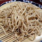 十割そば　きらく - 粗びきのせいろそばです。十割そばです。この色艶がたまりませんね～。