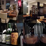 十割そば　きらく - 店内はとっても落ち着いたお洒落な雰囲気です。味も雰囲気もバツグンです。