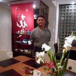 十割そば　きらく - 【掲載許諾済】店主さんです。とっても気さくな店主さんですよ。腕は確かです。