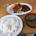 キッチンサン - ハンバークと豚天