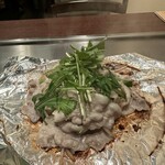 Okonomiyaki Ishiri - 蒸し豚野菜（多分）