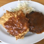 キッチンサン - ハンバークと豚天