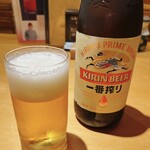 長八 金沢駅前店 - キリン一番搾り(中瓶)