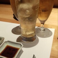 神楽坂 よこ田 - 3人で乾杯