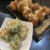 Taishuushouwa izakaya kannaino yuuyake ichibamboshikannai sakaba - ちくわ磯辺揚げ たこ焼き