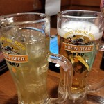 Mekikinoginji - 緑茶ハイとビール