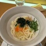 切麦や 甚六 - 生のり釜玉うどん