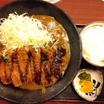 Mem Bou Honjin - カツカレーうどん＋ご飯