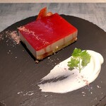 SPICA Bistro - あまおう苺のムースケーキ