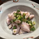 炭火焼肉 ホルモン にく式 - コブクロ刺し