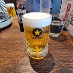 和牛ホルモン一頭買い うしはち - ランチビール