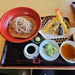 瀧 本店 - 料理写真:ざるそば 天ぷら(松)