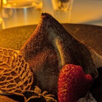 TRATTORIA KIKUYA - もちもち。中にはピスタチオのアイス