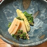 Sushimichi Sakurada - 筍　白みる貝　かんぞう　花山椒