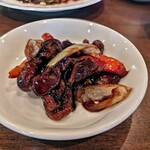 中華食堂つなしま - 餡と衣とお肉がきれいな層になるバランス感。素晴らしいです。