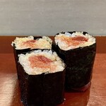 寿司 髙はし - 鮪巻きもの（赤身、中トロ）