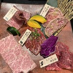 近江焼肉 おもてなし - 近江牛おもてなし5種盛り