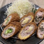 Tonkatsu Kagurazaka Sakura - 彩り巻きかつ定食