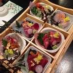 食い処あだち - 刺身盛り合わせ