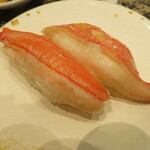 がってん寿司 - 蒸しずわい蟹
