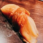 Sushi Masa - 赤貝です。これはちょっと水っぽかった。個体差が有るのかな？
