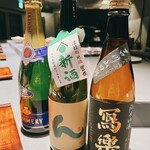 Sushi Masa - 三人が持ち込んだのは、POMERYの泡、豊盃の”ん”、写楽の純吟