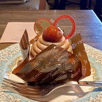 カフェ さおとめ - モンブラン
お皿はROYAL ALBERT製