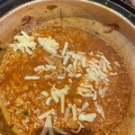 赤から - ラーメンの後のチーズリゾット
