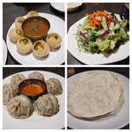 ネパール民族料理 アーガン - パニプリ、サラダ、モモ、パパド