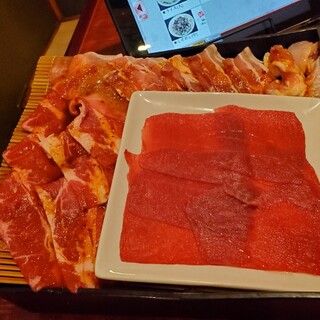 焼肉 しゃぶしゃぶ 食べ放題 はや _0