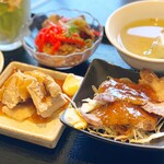 Yakiniku Kuroudo - 牛皿、トンテキ、鶏もも ３種のお肉が揃い踏み