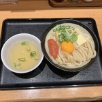 Nihombashi Sanuki Udon Hoshino - 釜玉うどん　¥760
                        トッピング　バター明太　¥340