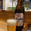 塩ホルモン 炭や - ドリンク写真:ビンビール(大ビン) アサヒスーパードライ