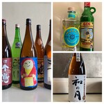 燗酒嘉肴 壺中 - 随時、おすすめの純米酒（冷〜燗酒）、クラフトジンをはじめとする各種蒸留酒、ヴァンナチュールワイン、クラフトビールを豊富に揃えています。