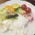 キッチン ブルー グローブ - 最後のワンプレート！