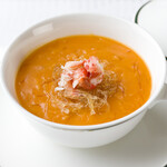 レストラン セブンシーズ - 蟹の卵入りふかひれのスープ