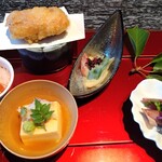 玉峰館 - 前菜盛り合わせ