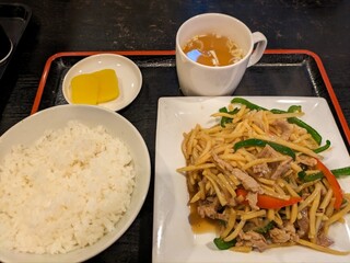 中国料理 廣河 - チンジャオロース定食