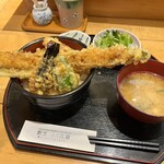 ふく佐屋 - 穴子天丼大盛