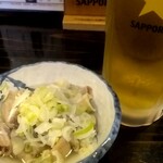 焼鳥 あばれん坊 - 生ビールとお通し