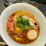 Japanese Soba Noodles 蔦 - チャーシュー味玉醤油Soba ¥2,500