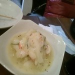 串焼きダイニング Den - セロリとエビのマリネ