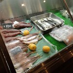 魚介専門イタリアンバル NAVE - 冷蔵ケース